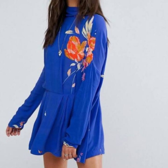 Free People Gemma Floral Tunic Dress, M - NWT - Picture 5 of 10